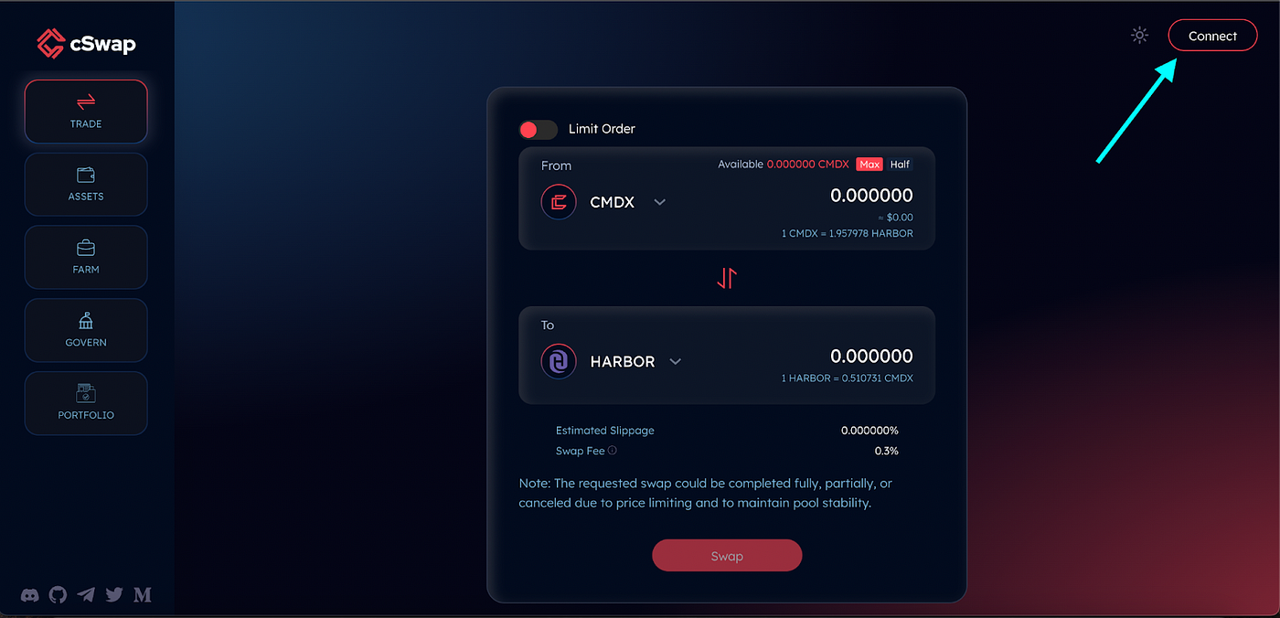 cSwap - тестнет — Teletype