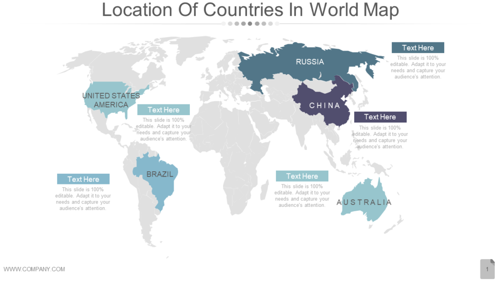 World Map Powerpoint Slide Top 30 Customizable World Map Powerpoint Templates For Every Industry | By  Slideteam | Medium