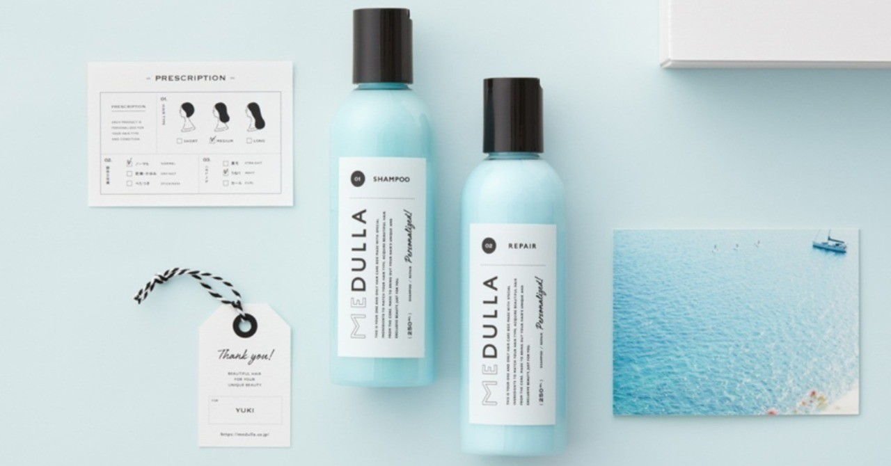 Introducing Medulla — Japan's first personalized shampoo | by BeautyTech.jp  | BeautyTech.jp | Medium