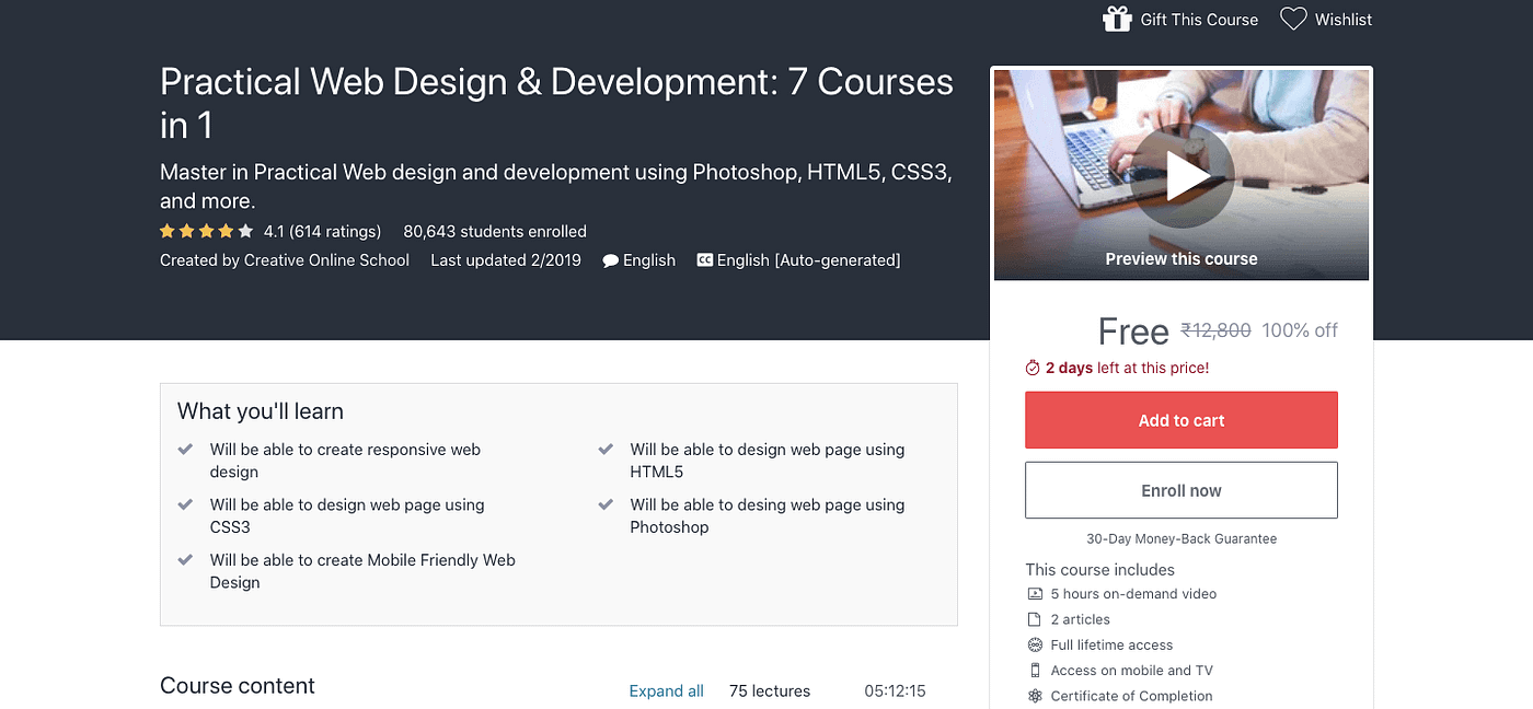 Practical Web Design & Development: 7 Courses in 1 | by FresherCooker ...