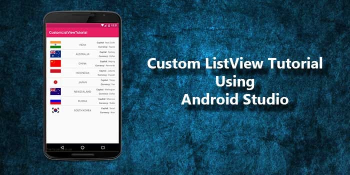 fill listview android studio