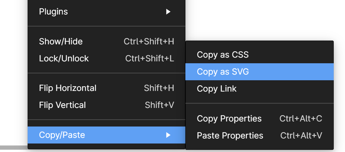 Figma Copy Artboard as SVG