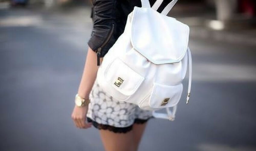 white color bag