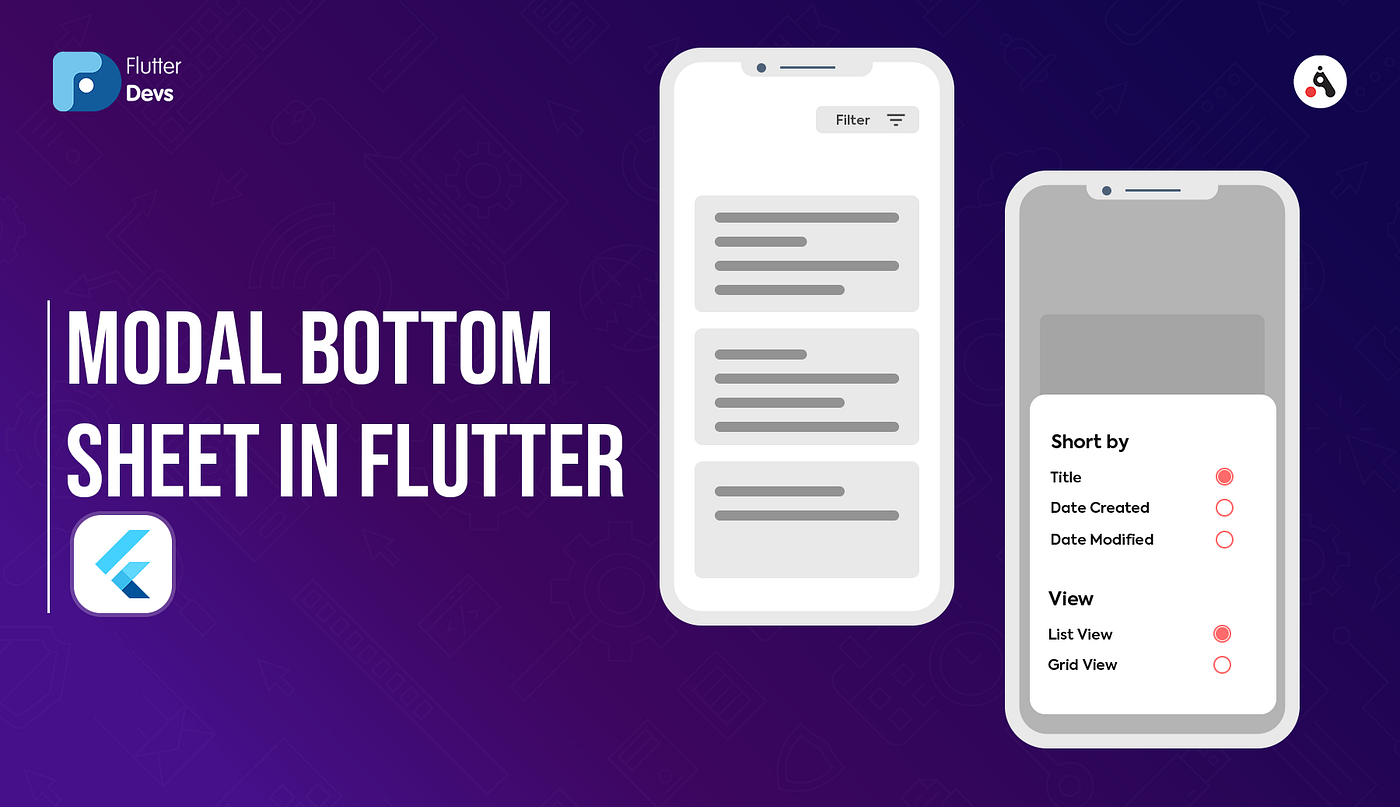 Modal Bottom Sheet In Flutter. In this blog, we will explore the Modal… |  by Naveen Srivastava | FlutterDevs