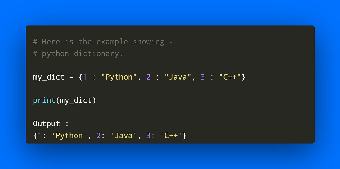 MarDevs introduces you to the Dictionary in Python | by MarsDevs | Medium