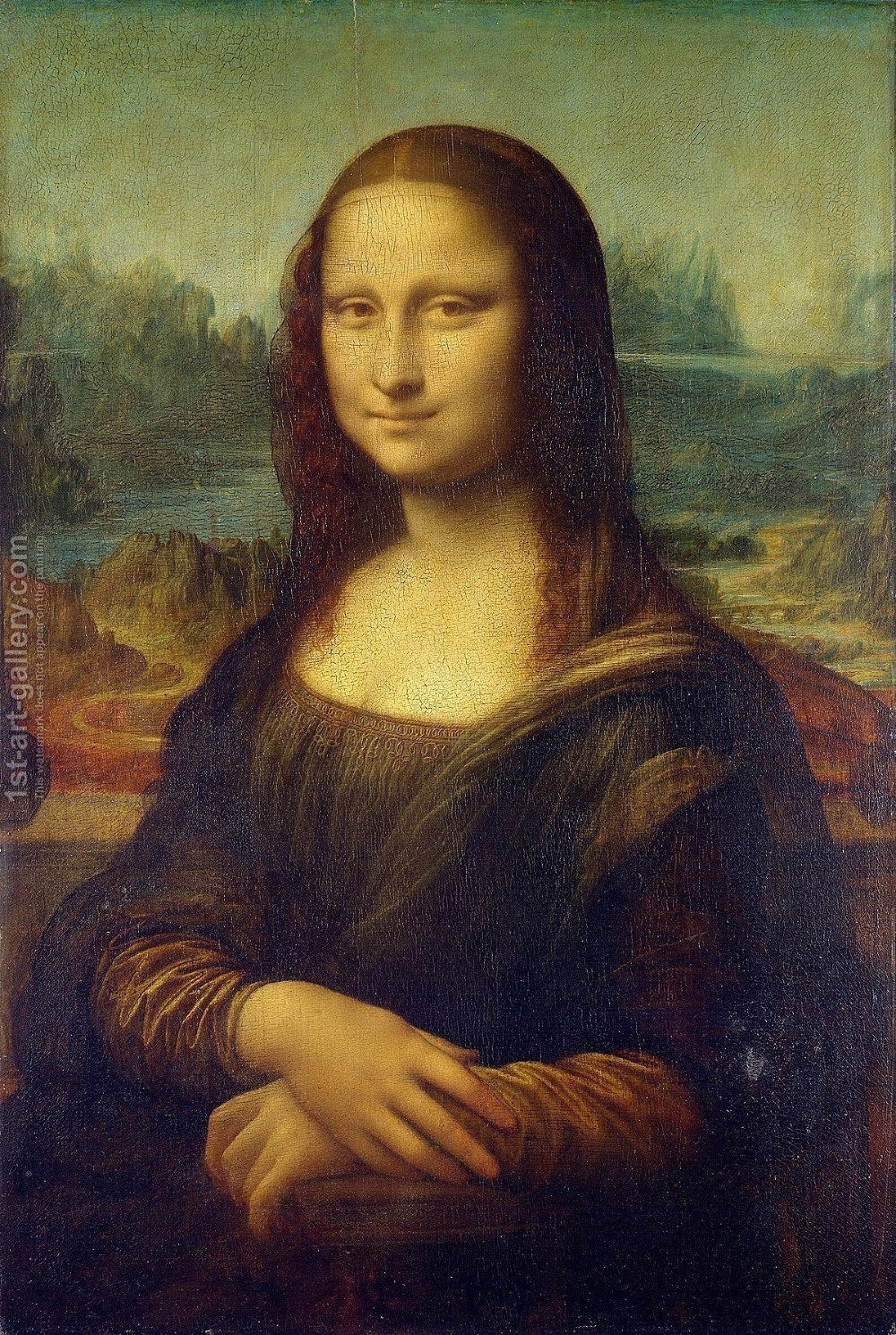 Reproduction of Mona Lisa Painting by Leonardo Da Vinci
