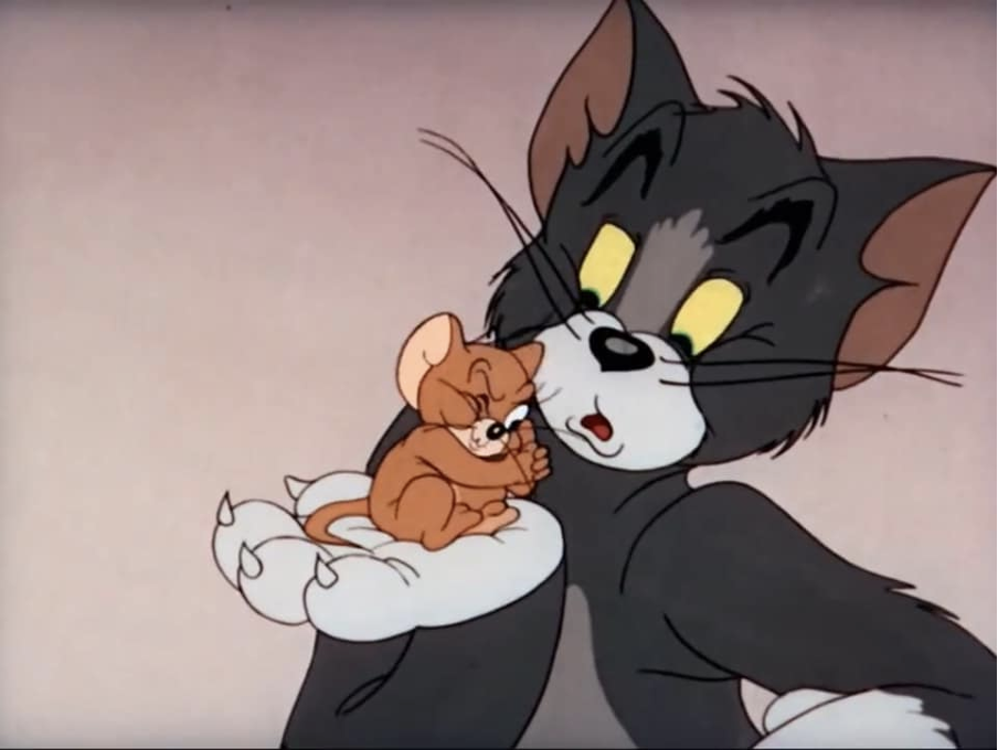 图片来自卡通片Tom and Jerry