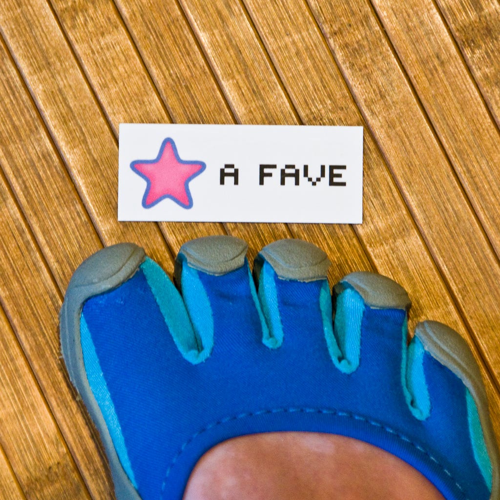 five fingers running