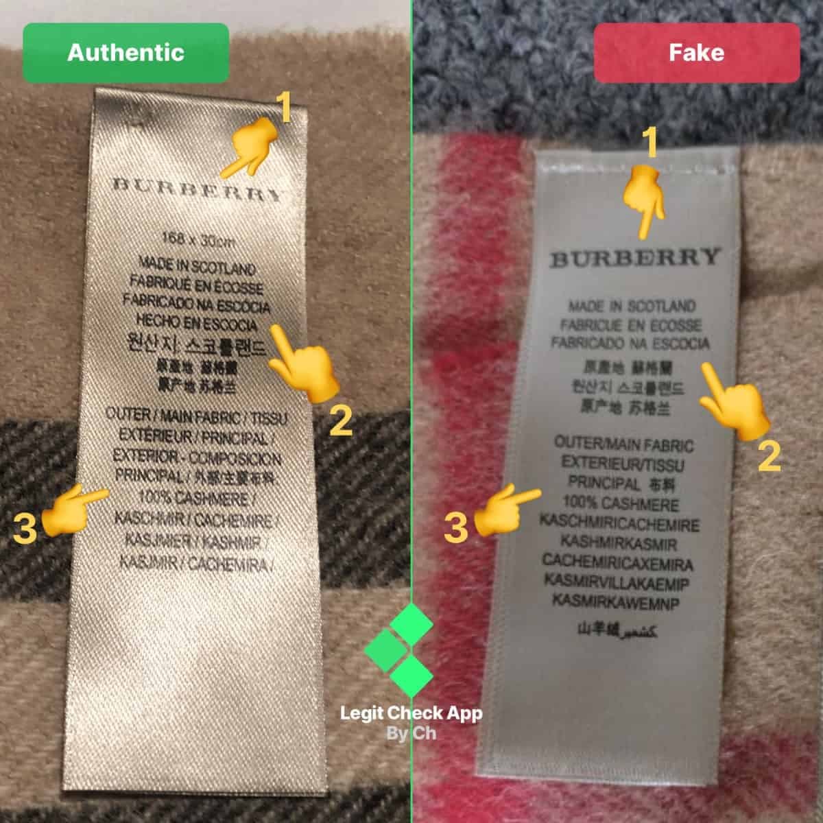 How To Spot Fake Burberry Cashmere Scarves | by Legit Check By Ch | Medium