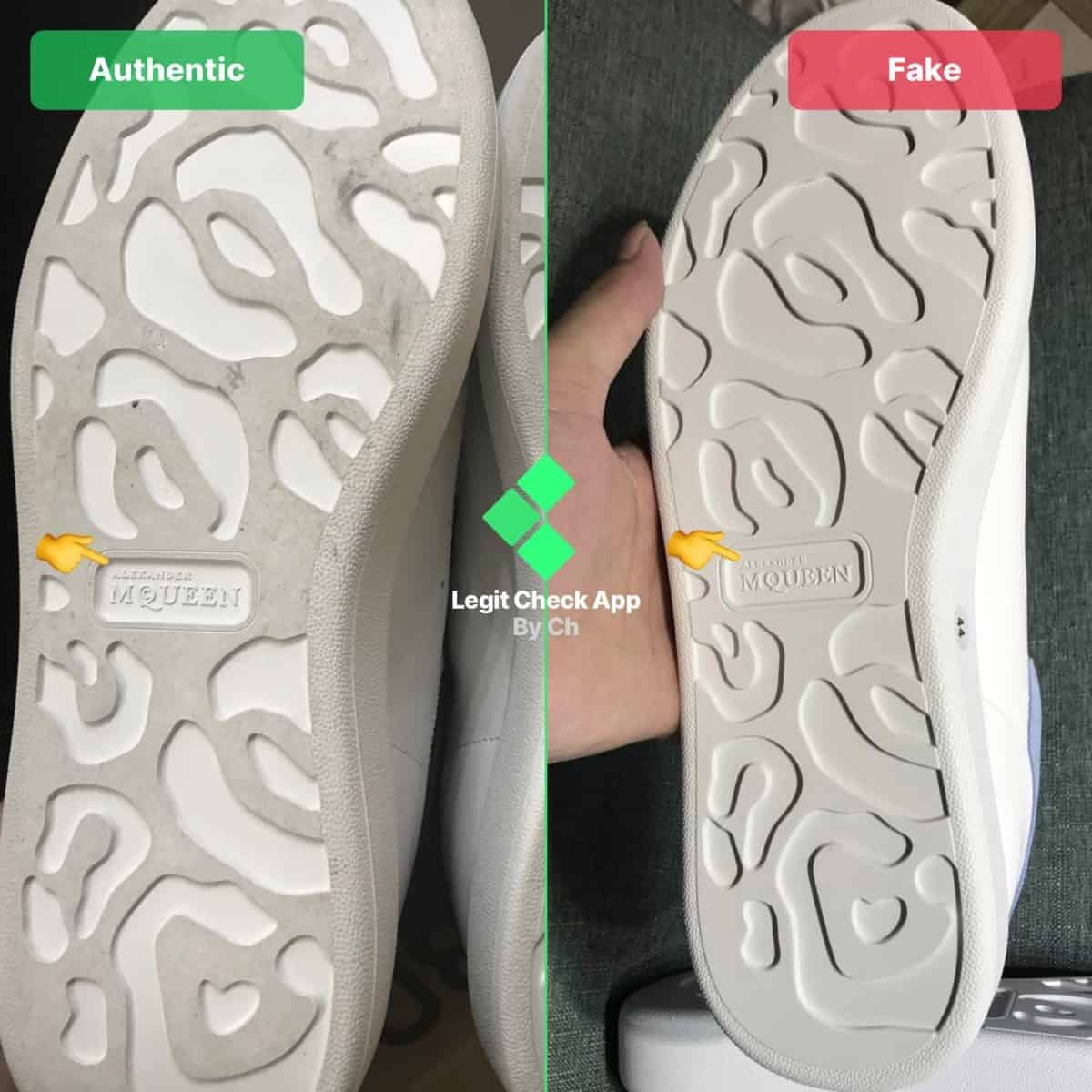 Alexander mcqueen originali vs false best sale