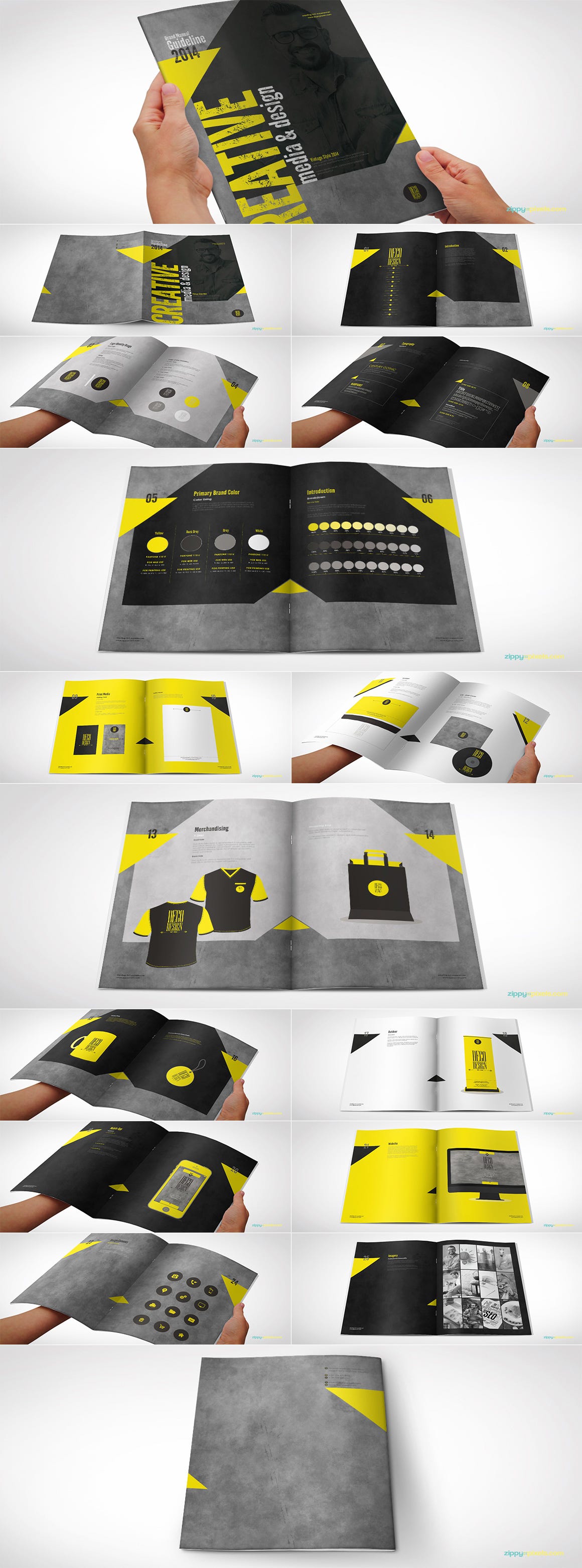 Style Guide & Brand Book Templates-strip7