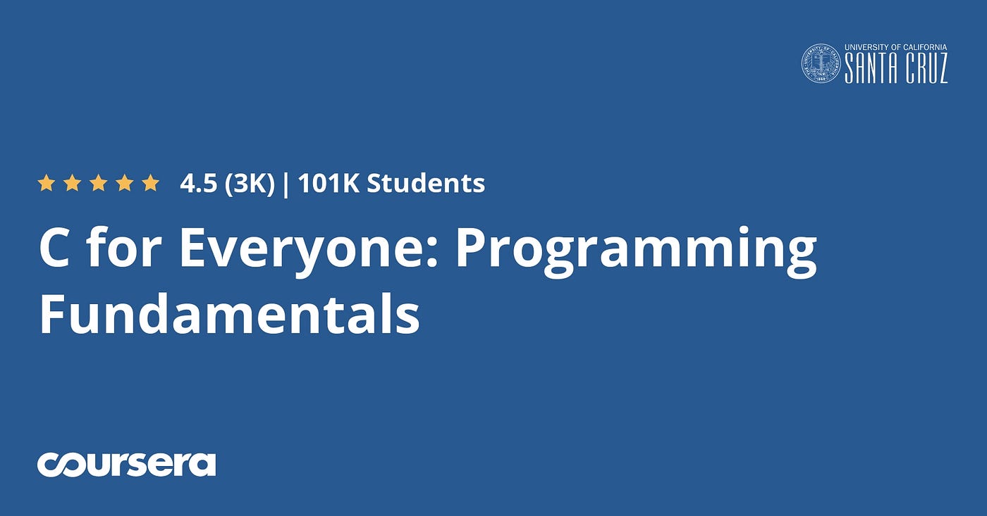 best C programming course on Coursera