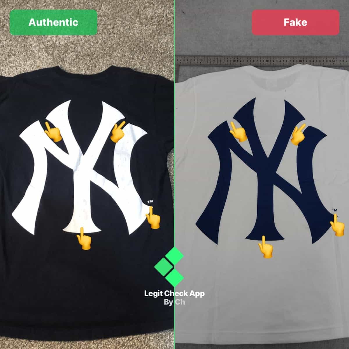 supreme yankees tee
