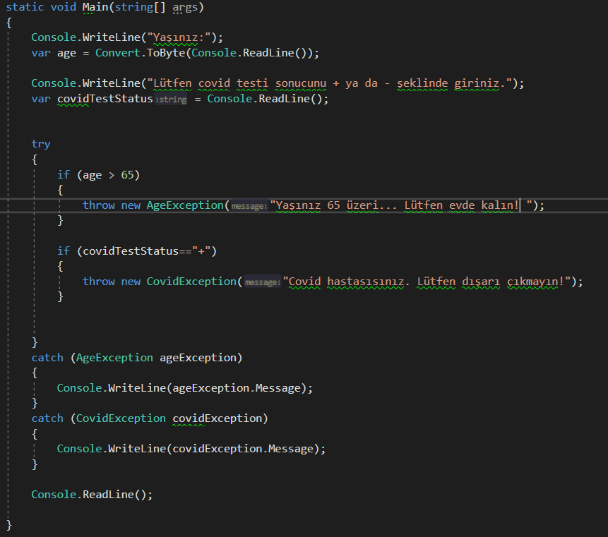 Custom Exception in C C Notlarım Medium