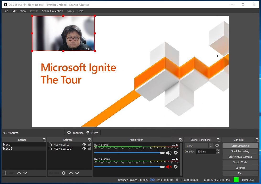 How To Live Stream An Event From The Cloud Using Microsoft Teams Ndi And Obs By Jun Kudo Medium How To Live Stream An Event From The Cloud Using Microsoft Teams Ndi And Obs By Jun Kudo Medium