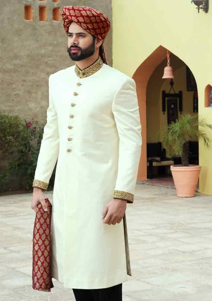 simple sherwani