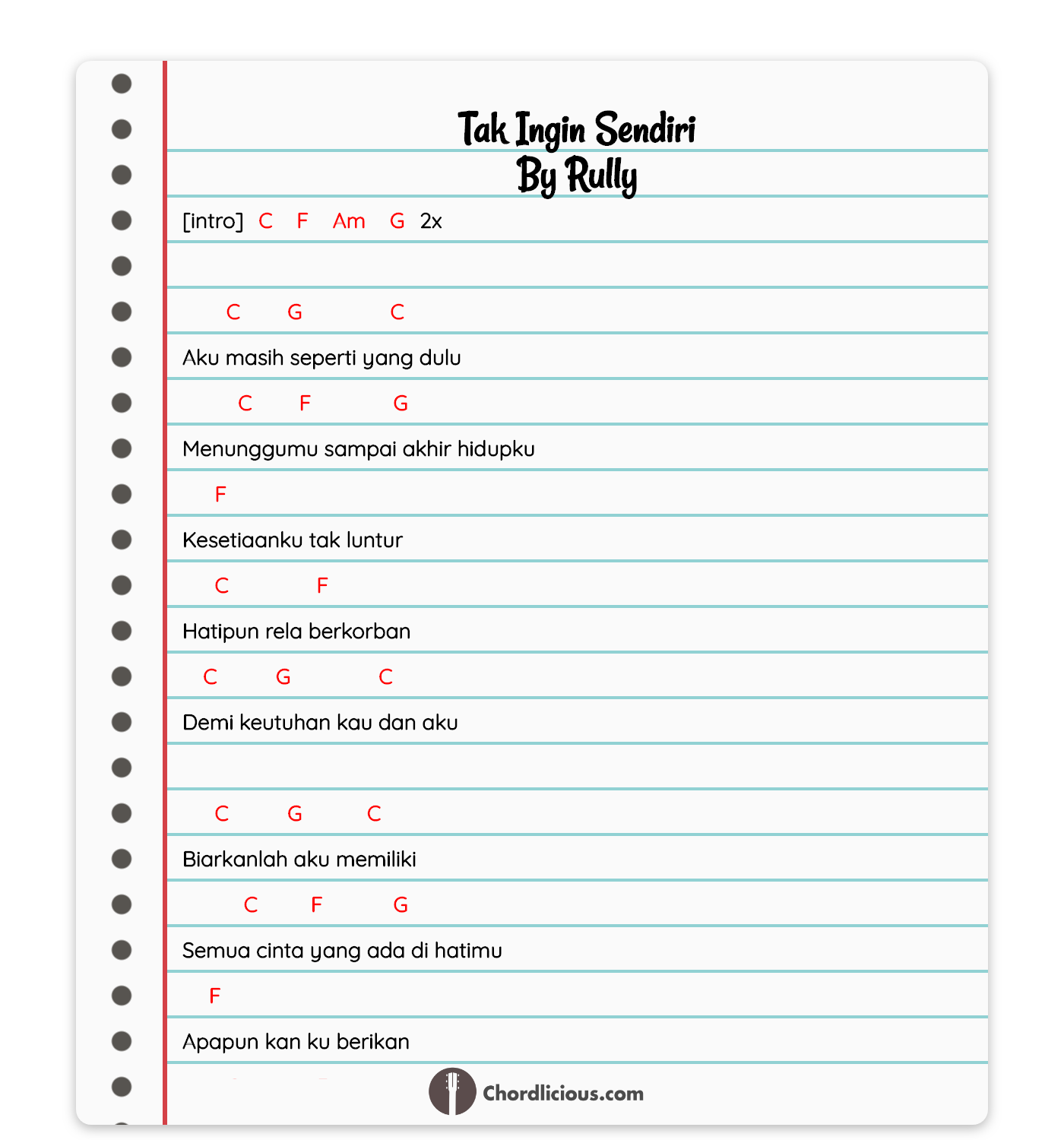 Cord Lagu Pance F Pdf