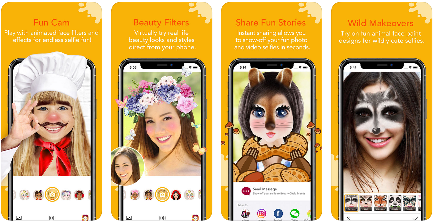 10 Best Face Filter Apps Like Snapchat To Spark Your Creativity | by Banuba  | Medium