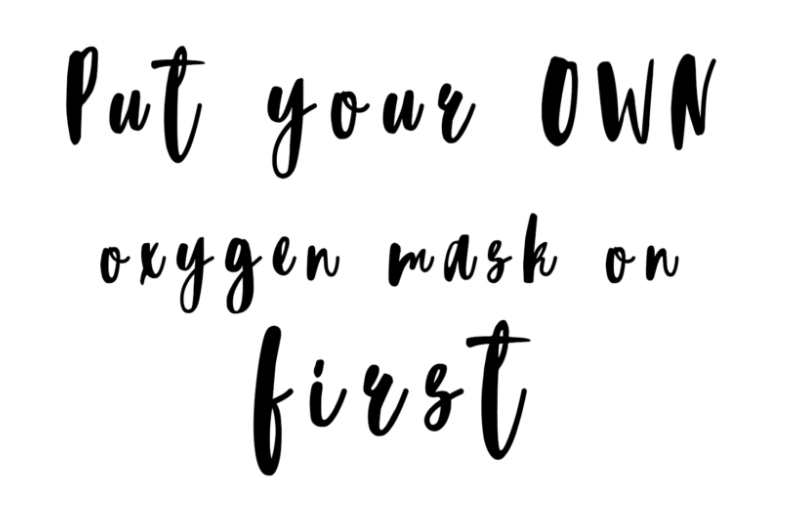 Stop Setting Yourself On Fire. “Put on your own oxygen mask first.” | by  Mission | Mission.org | Medium