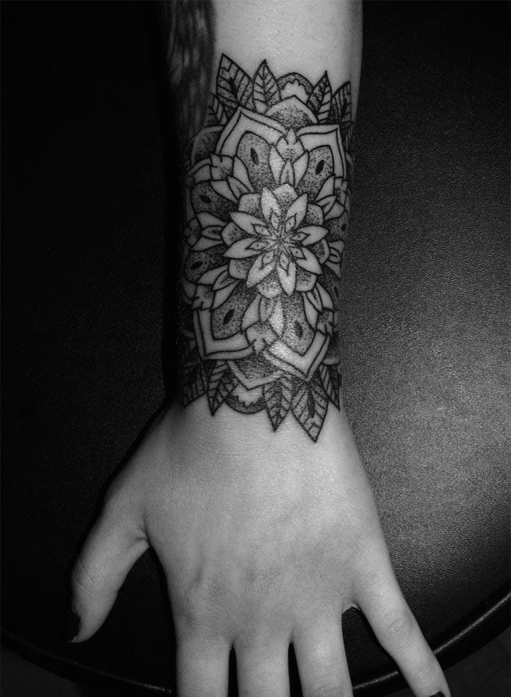 Tatouage Mandala Poignet