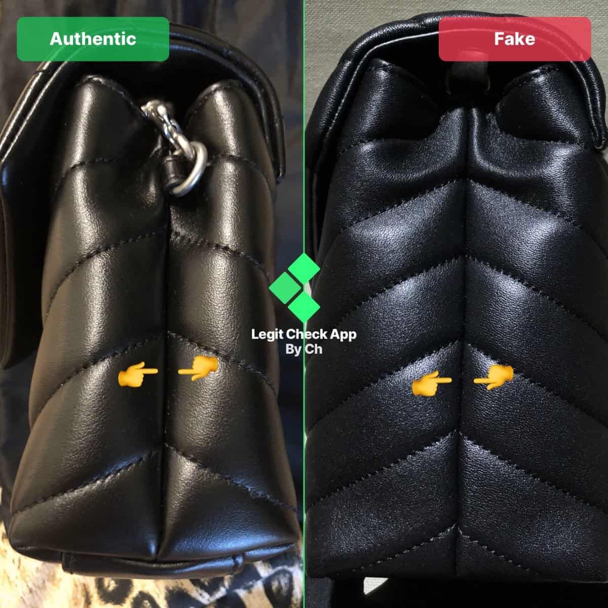 real vs fake ysl