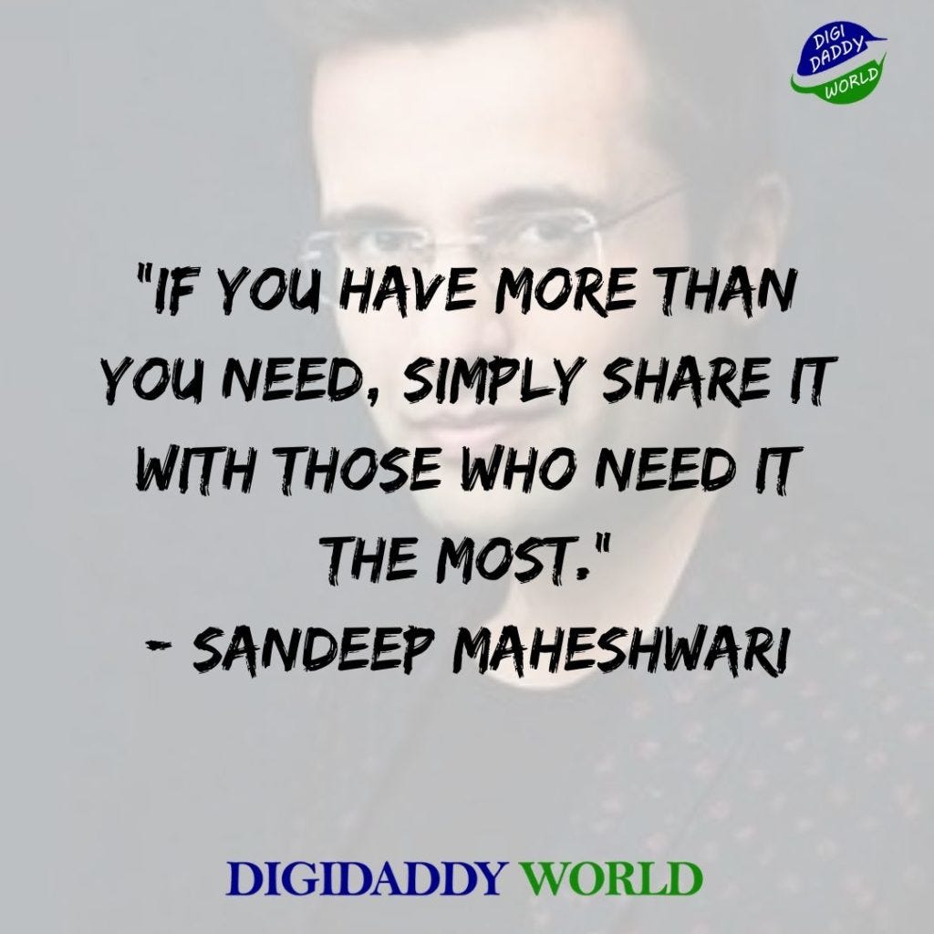 Sandeep Maheshwari Motivational Quotes and Wiki - Divya Soni - Medium