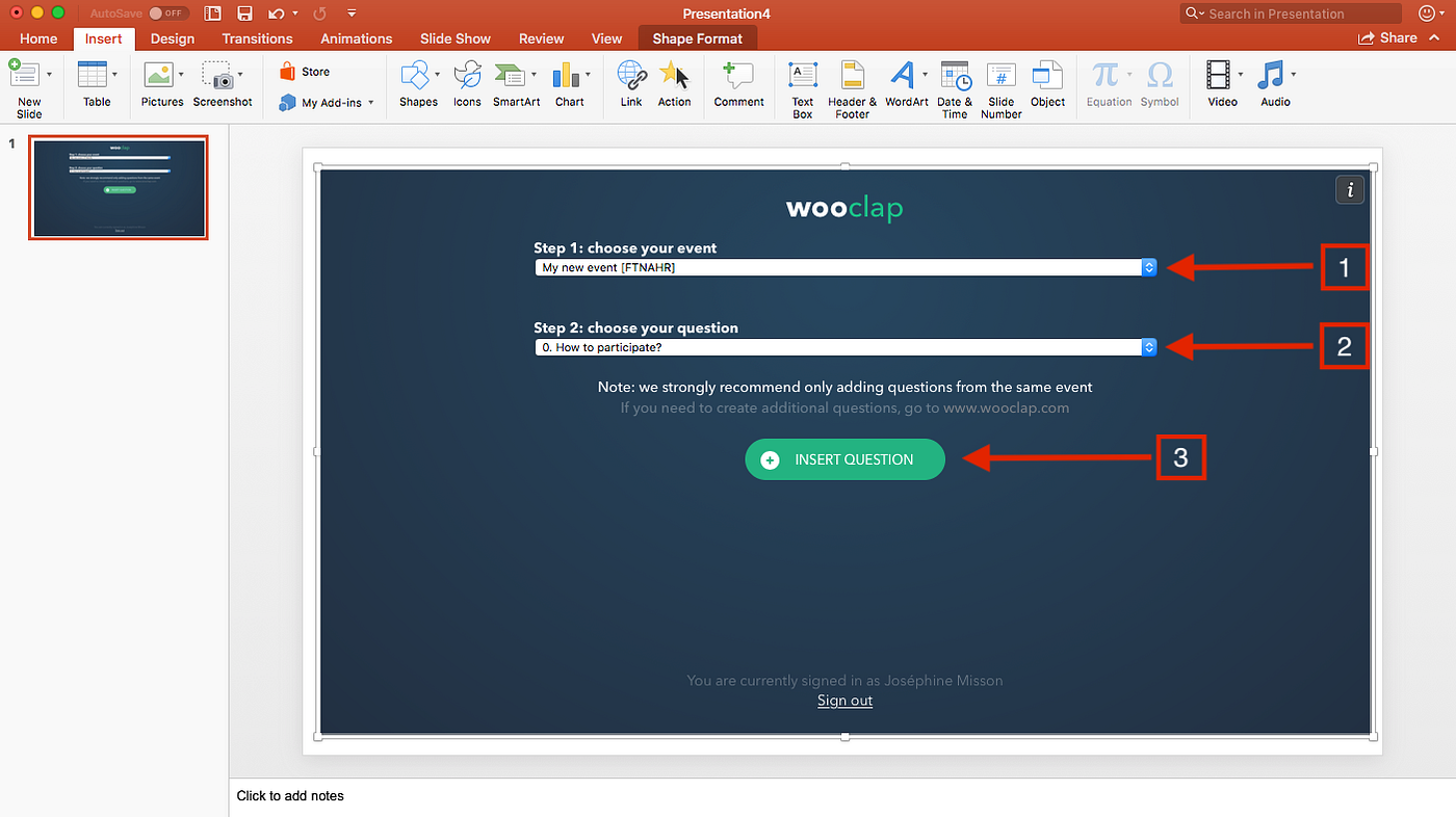 ¿Cómo utilizar Wooclap dentro de PowerPoint? | by Joséphine Misson ...