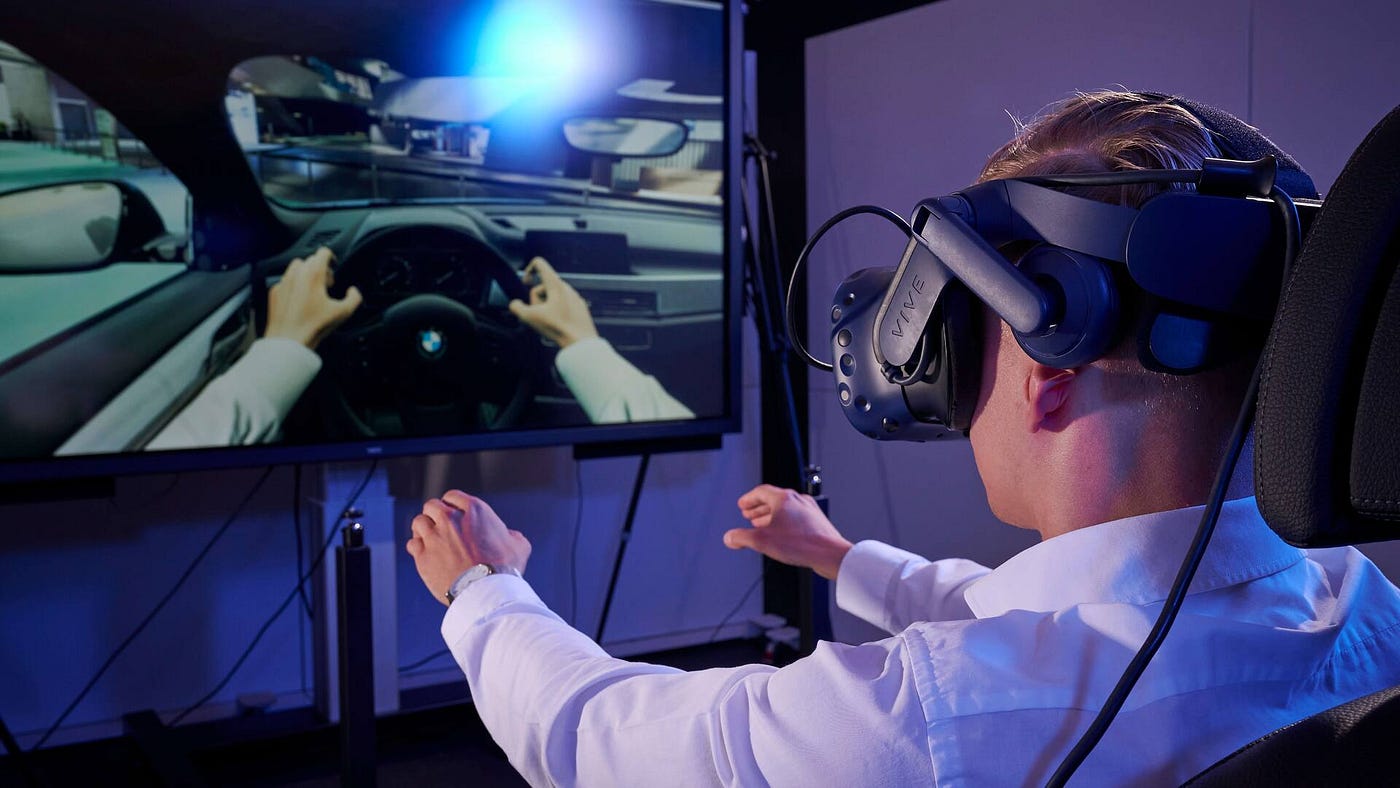 driving lessons using virtual reality