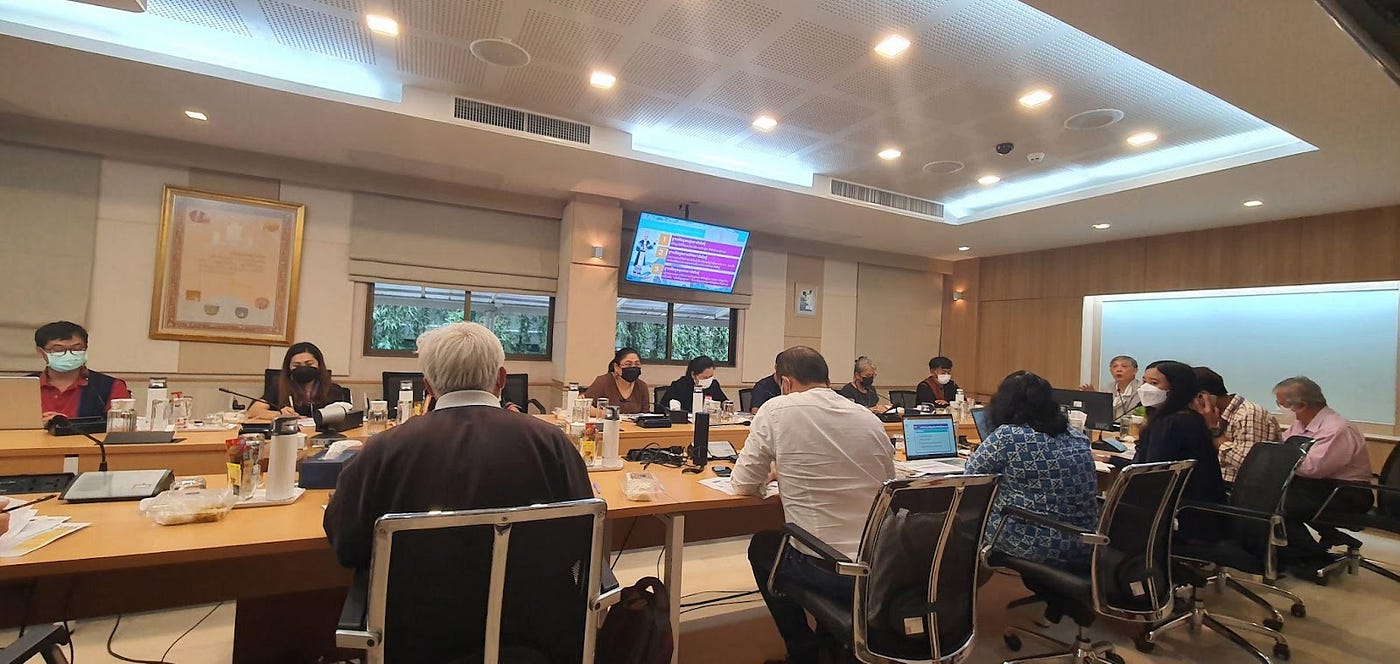 The consultation meeting at the Maha Chakri Sirindhorn Anthropology Centre (SAC) on August 8, 2022.