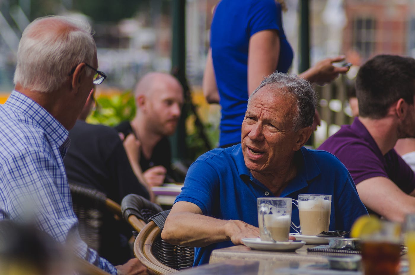 old men hanging out