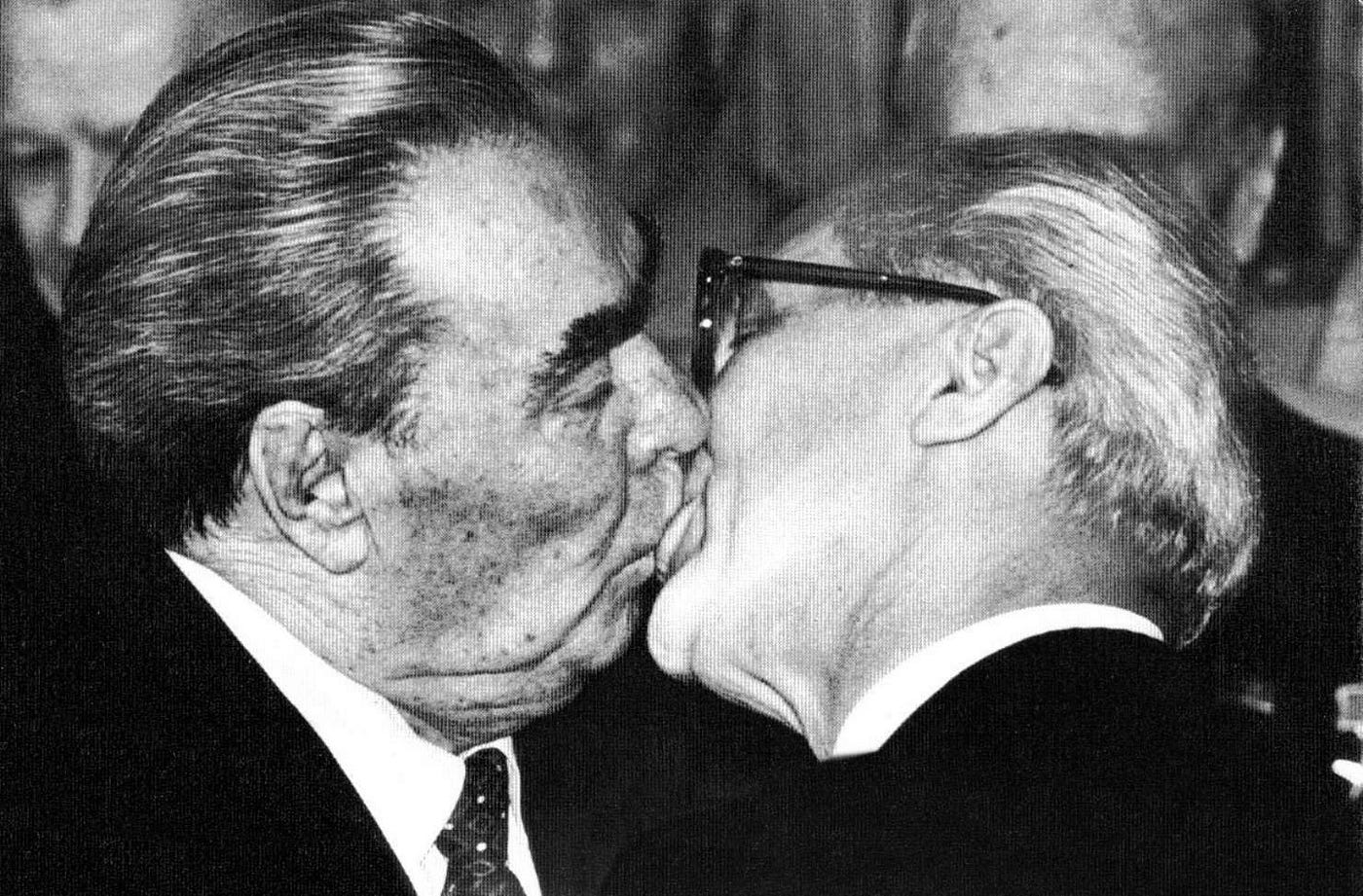 How the Kiss Between Two Political Leaders Shocked the World | by Andrei  Tapalaga ✒️ | History of Yesterday