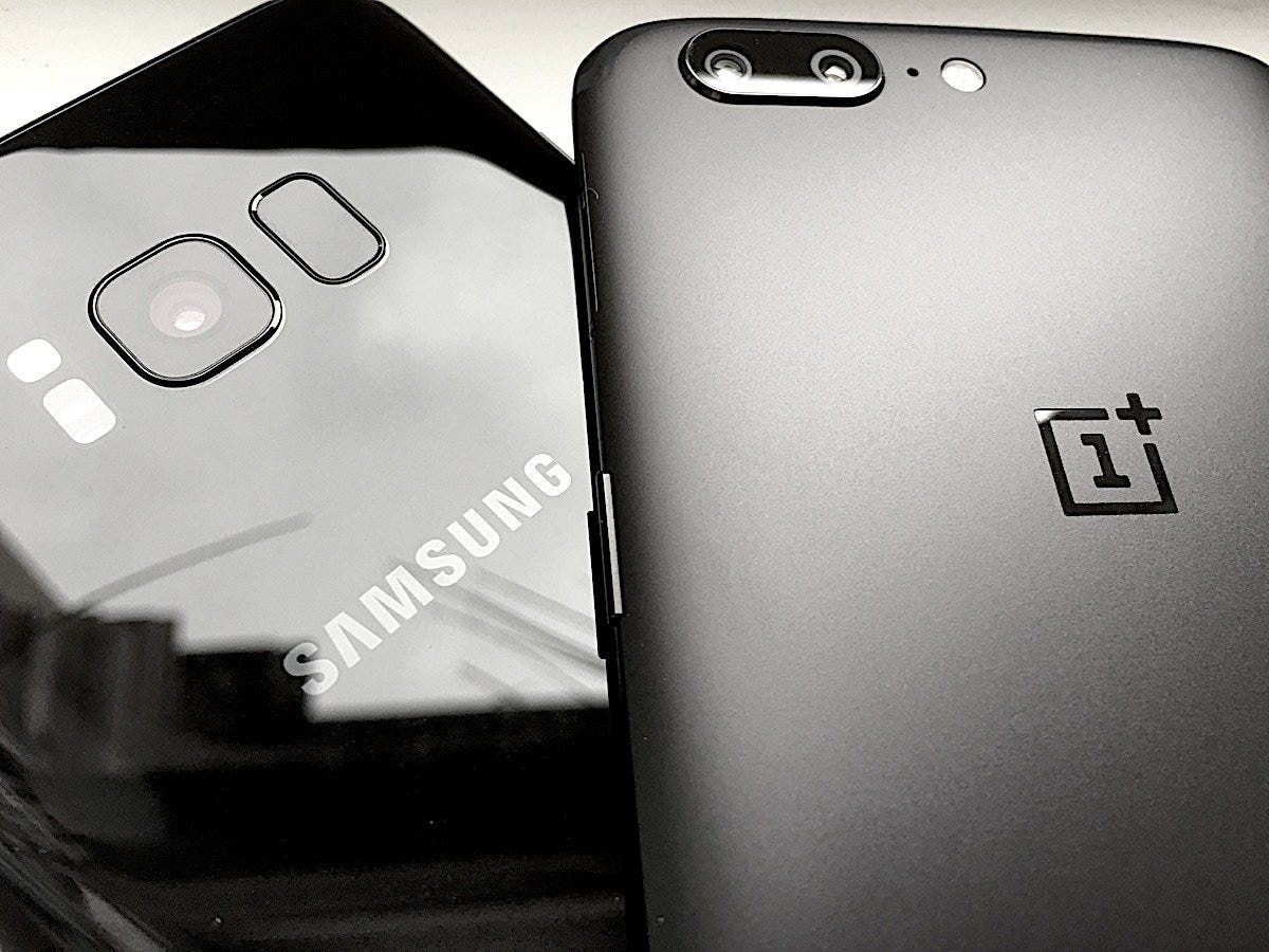 oneplus 5 grey vs black