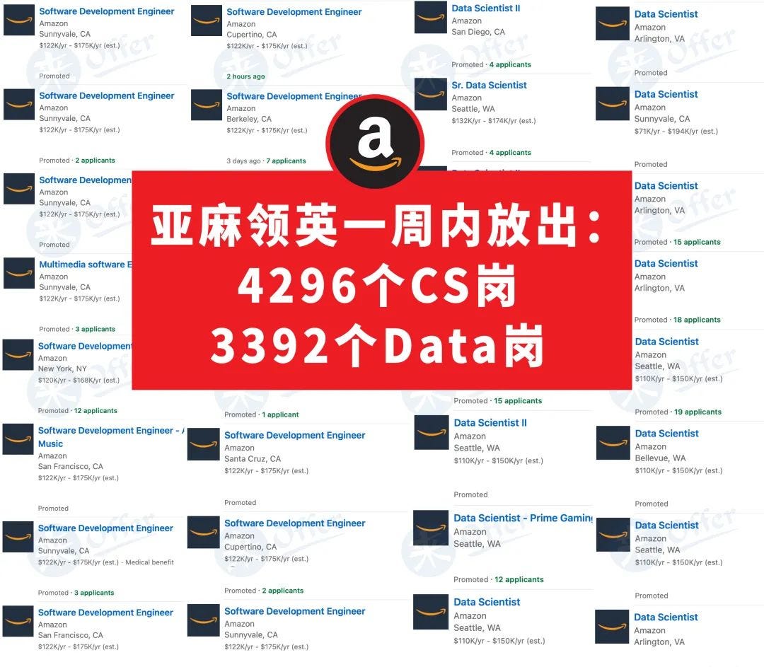 亚麻再招5 5万人 涨薪 贾西上任第一把火是发动史上最大扩招 来offer Laioffer Medium
