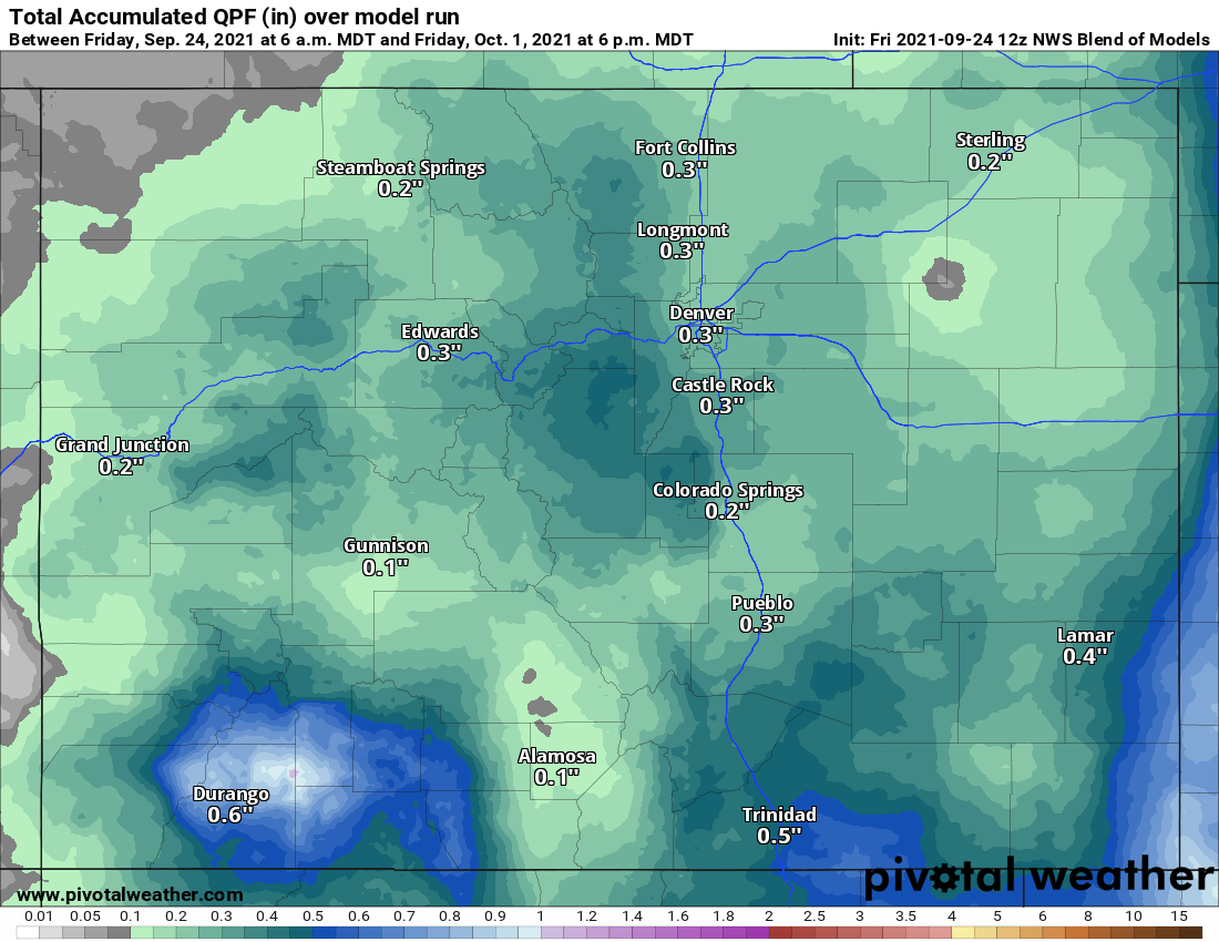 Colorado Weather Forecast Sep. 25Oct. 3, 2021 by Highpoint Weather