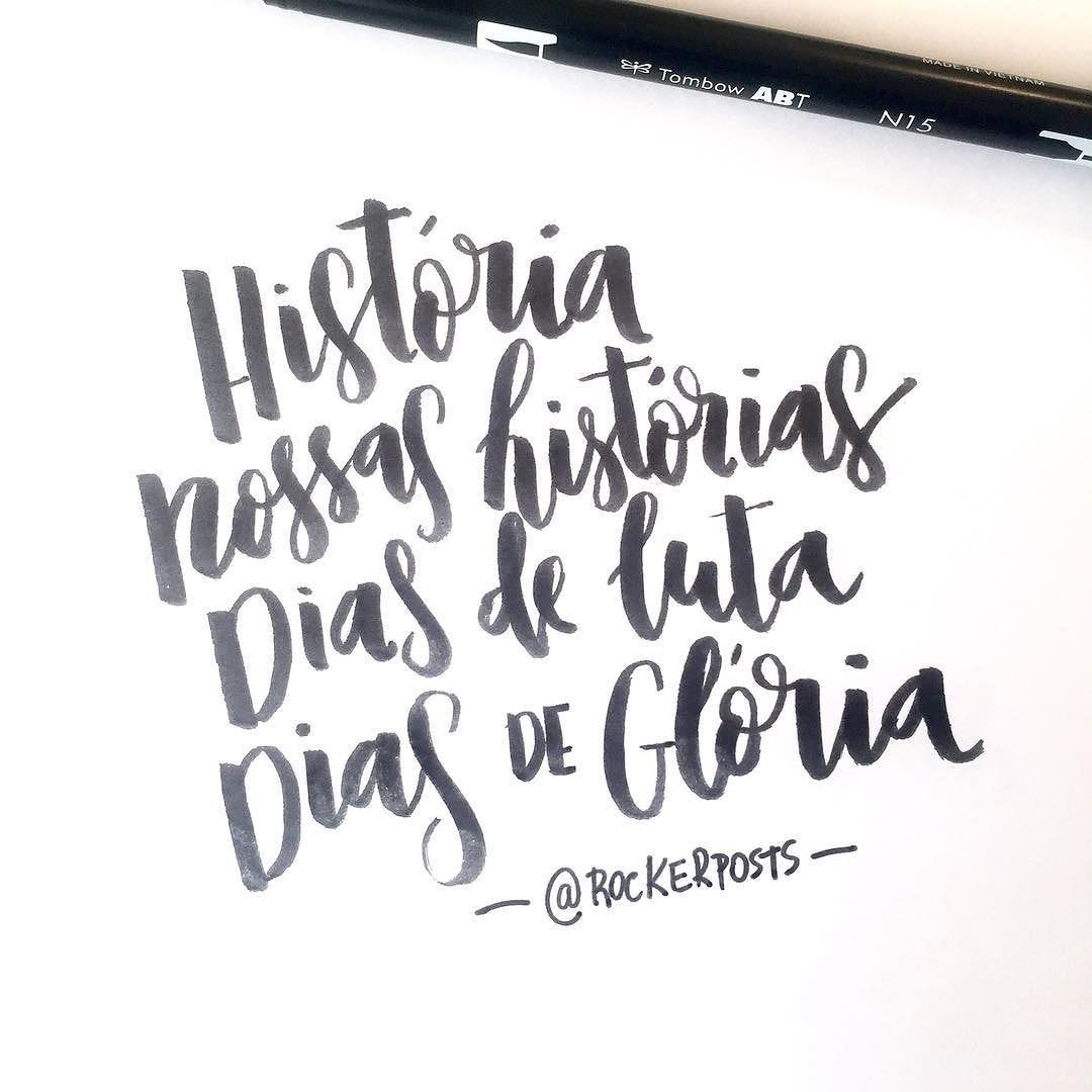 Historia Nossas Historias Dias De Luta Dias De Gloria Letra
