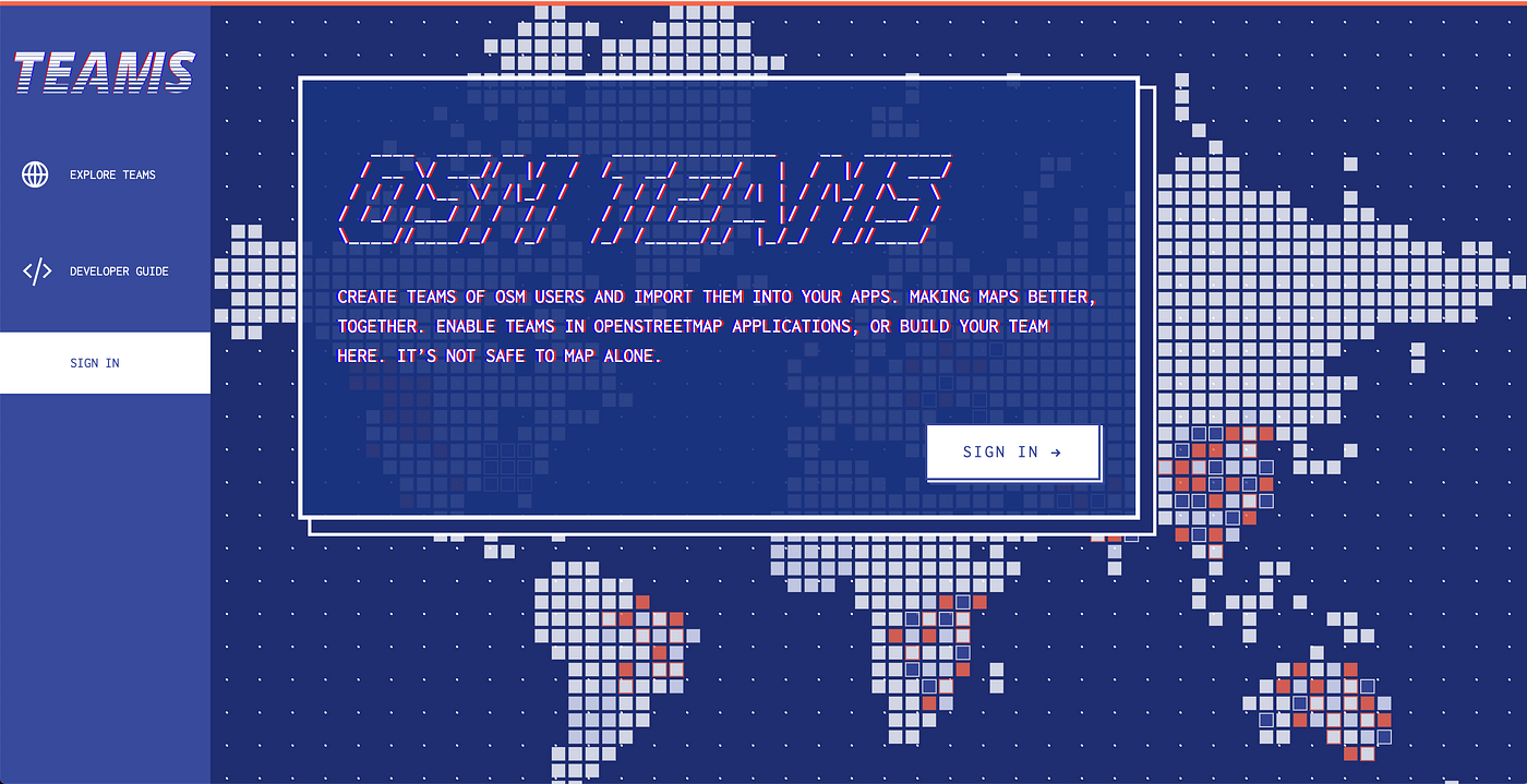 Launching OSM Teams. Today we are launching the beta of OSM… | by Marc  Farra | Development Seed | Medium