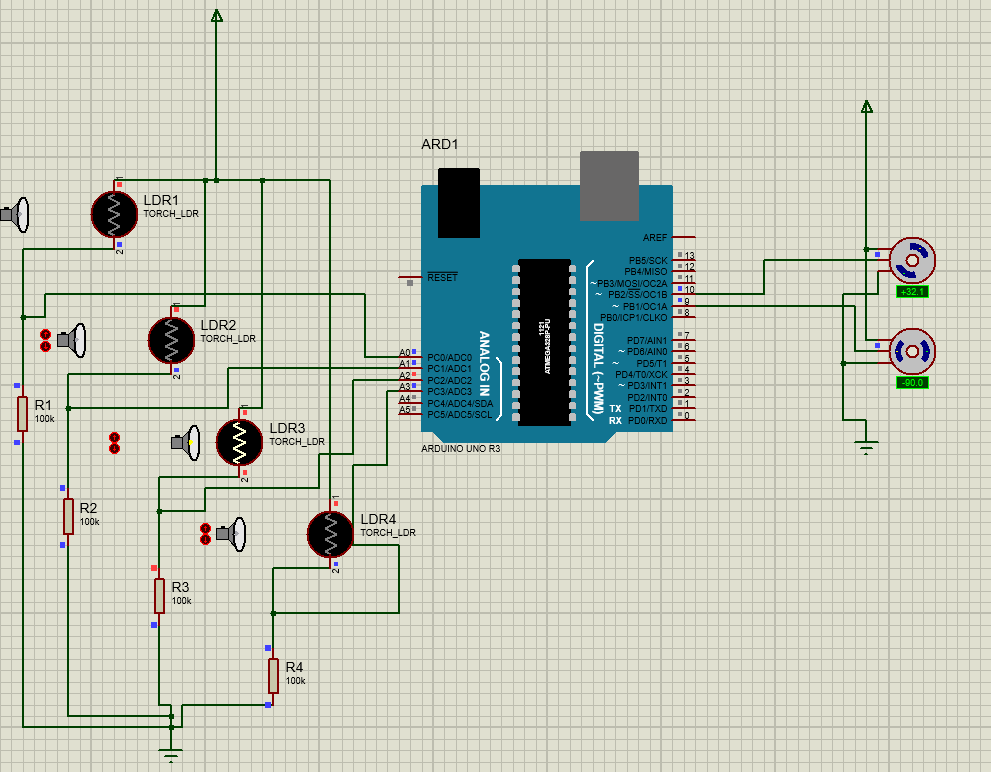 Solar Tracker Using Arduino Uno Generally Solar Panels Are Stationary By Harini G Medium