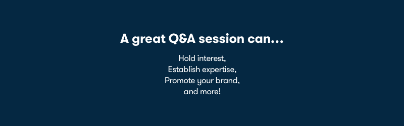 Audience Engagement 101 Why And How To Host A Webinar Q A Session By Bigmarker Medium