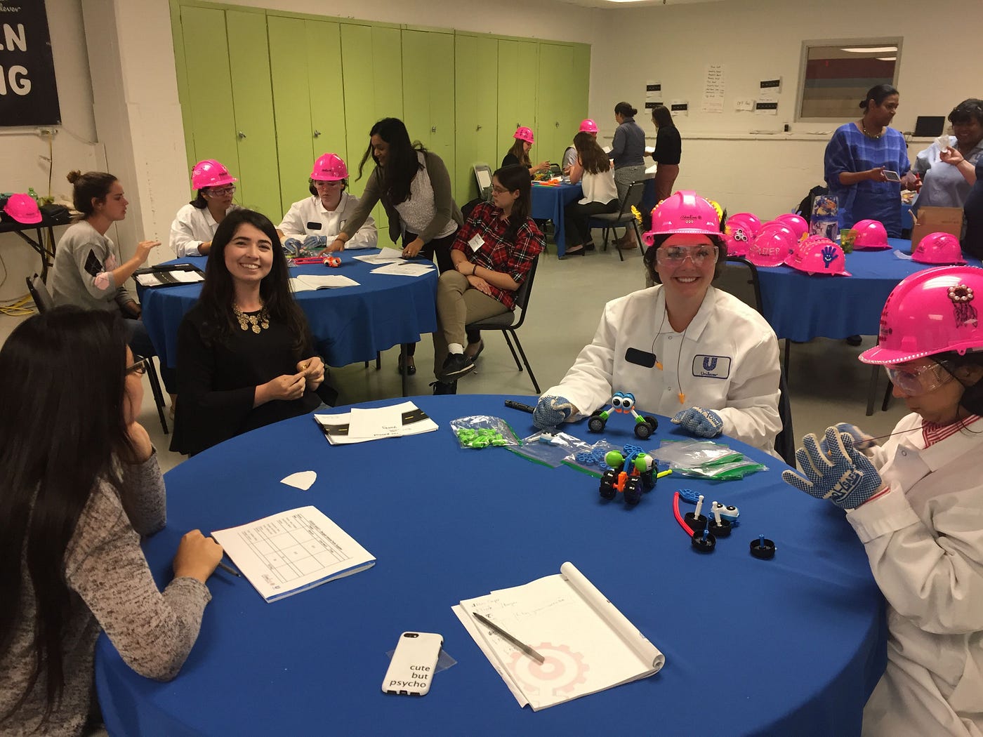 women in STEM at a workshop