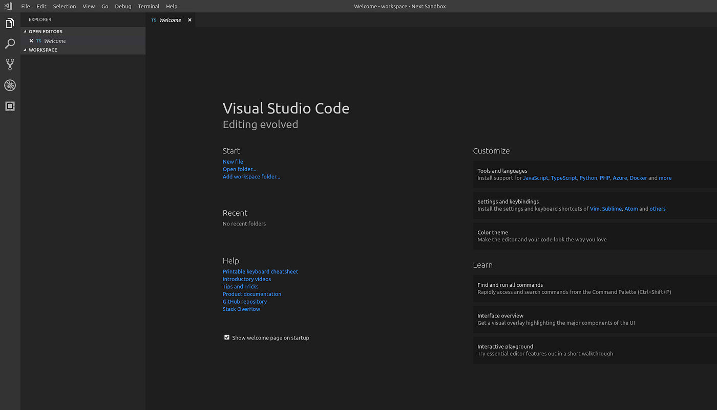 Launch VS Code in online computing environments by Saul Costa Next