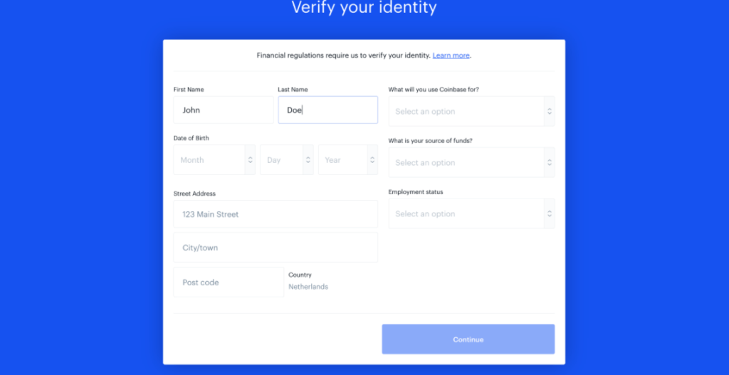 Coinbase KYC