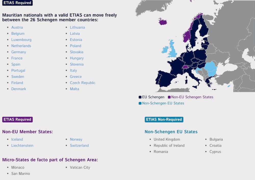 Espace Schengen : visa obligatoire pour les Mauriciens à partir de 2021 |  by Le Mauricien LTD | Medium