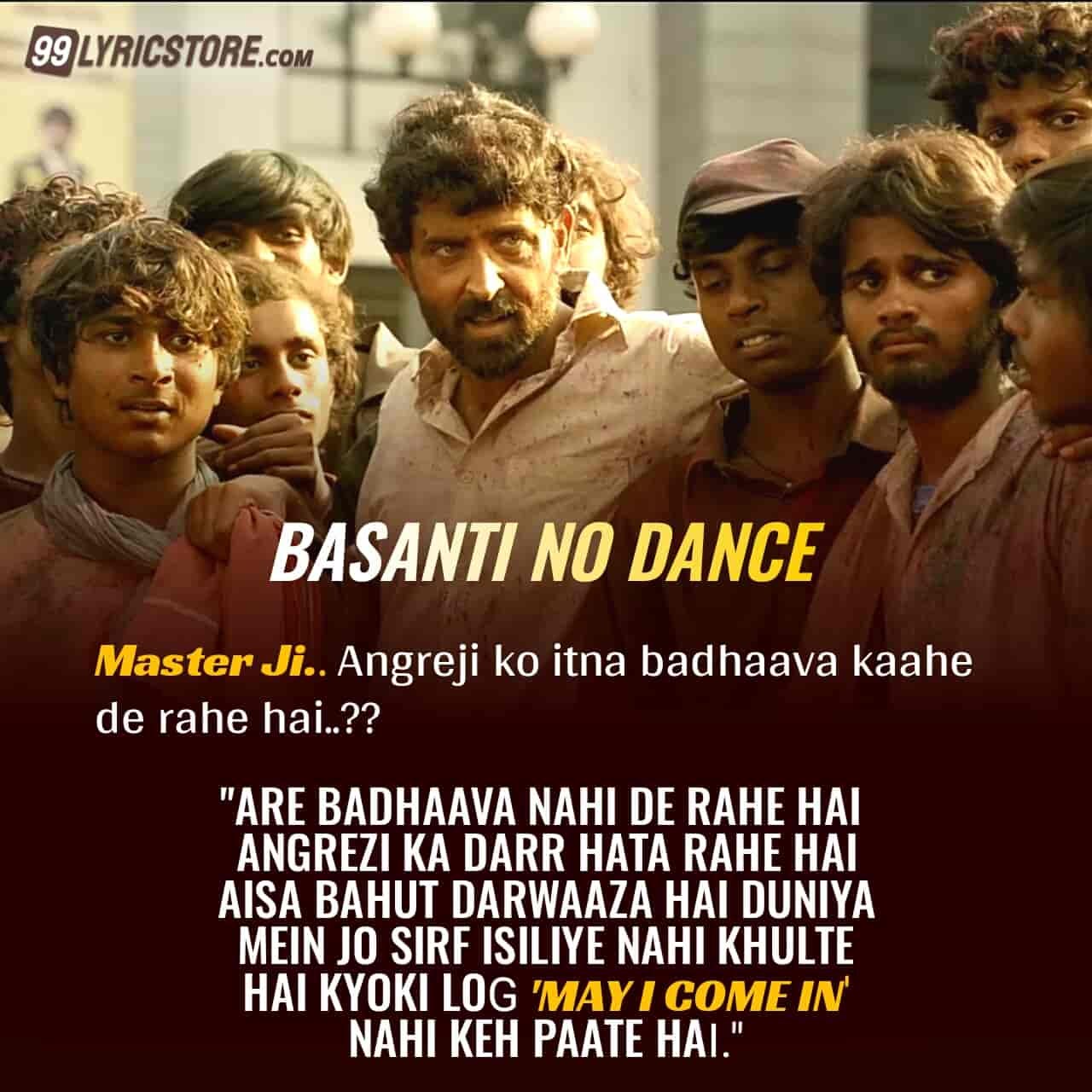 Basanti No Dance Lyrics Super 30 Hrithik Roshan Mrunal Thakur By 99lyricstore Com Medium