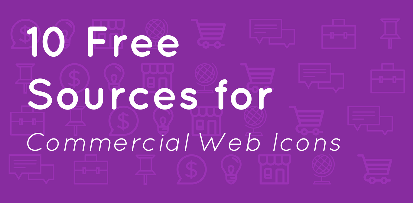 Sources for Free Commercial Web Icons