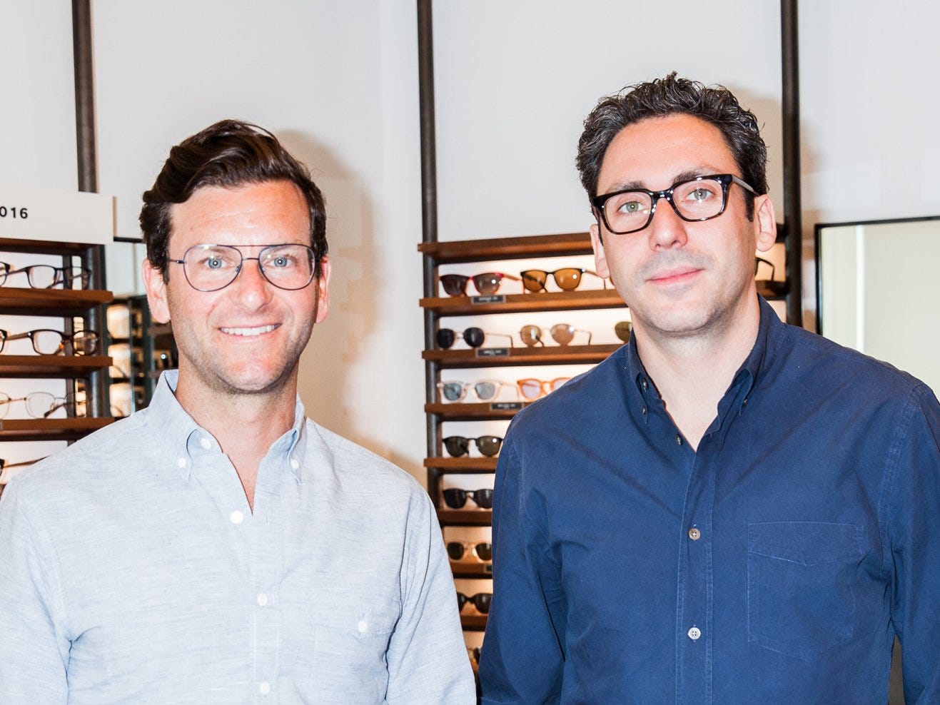 Warby Parker, David Gilboa and Neil Blumenthal.