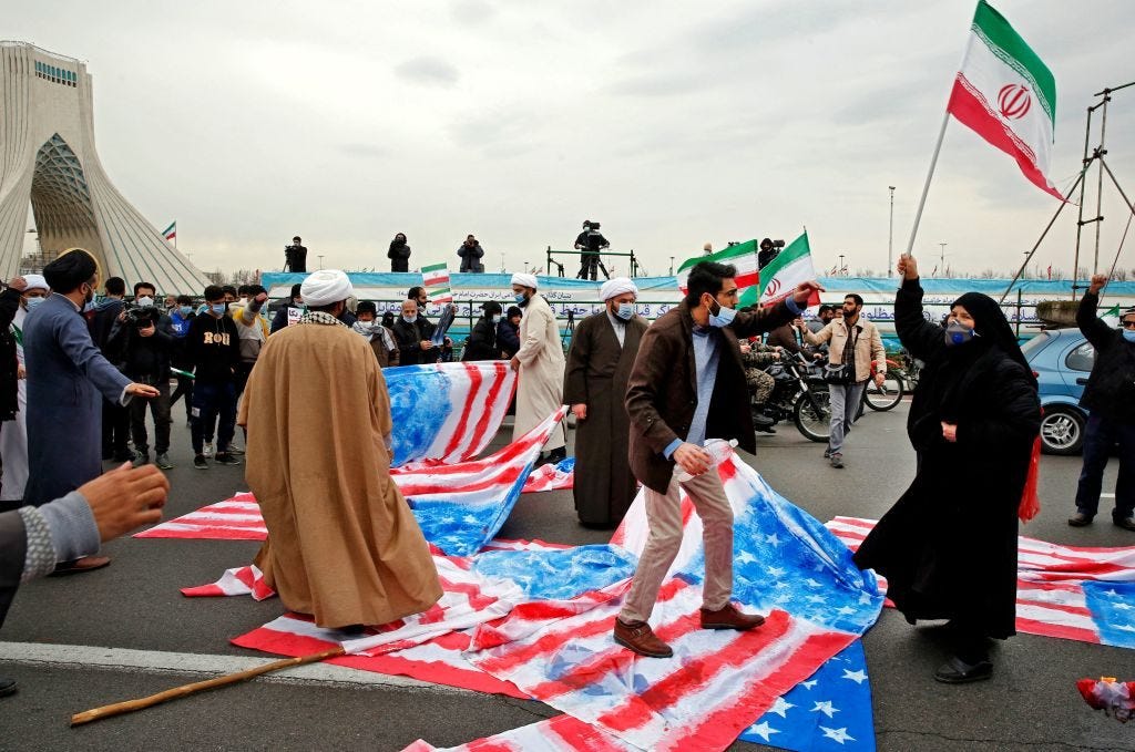 Iranians Wish Death on All Their Foes as They Cheer 43rd Anniversary of Islamic Revolution