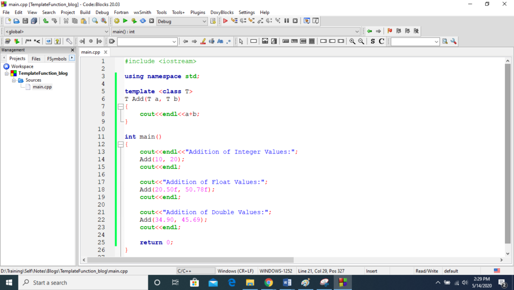 Templates in C++ with Examples. Templates are a very powerful feature ...