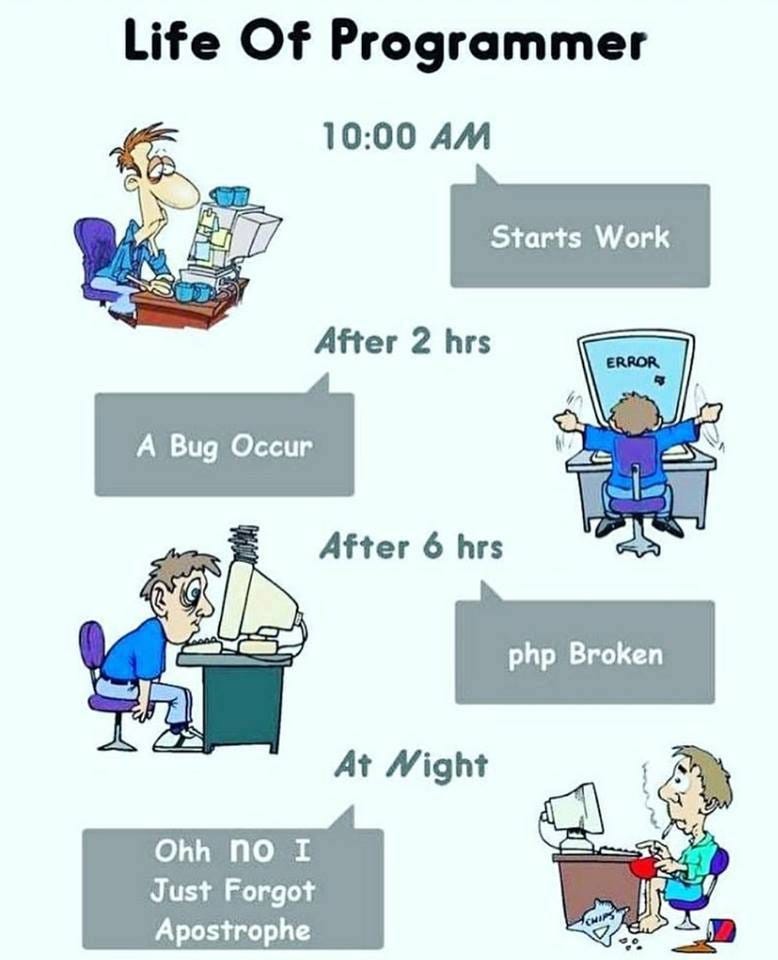 Life Of A Programmer In Simple Jokes That Will Make You Laugh By Josef Cruz Javascript In Plain English