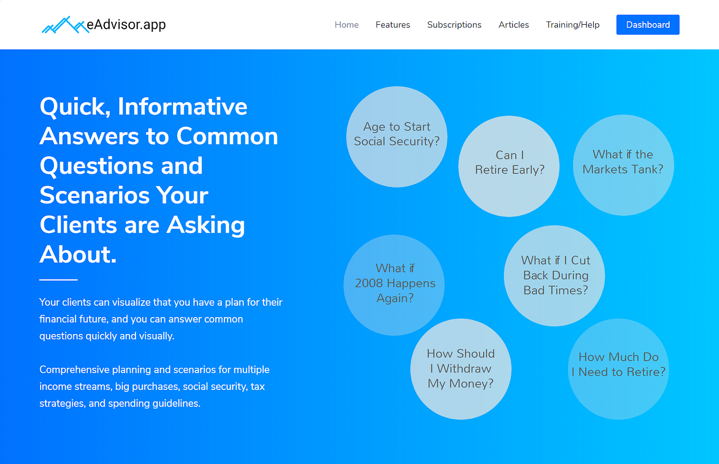 Client Success Story — eAdvisor Dashboard App | by Baiju Thaker | ashutec |  Medium