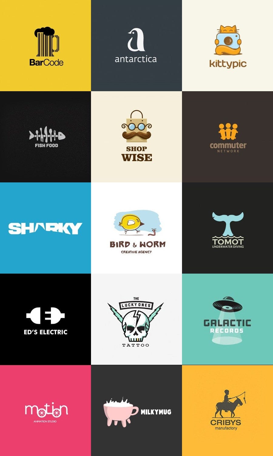 45 Creative Logo Design Ideas For Inspiration By Dmitriy Levin Medium